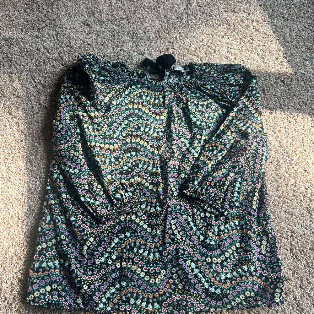 LOFT Multicolor Floral Top